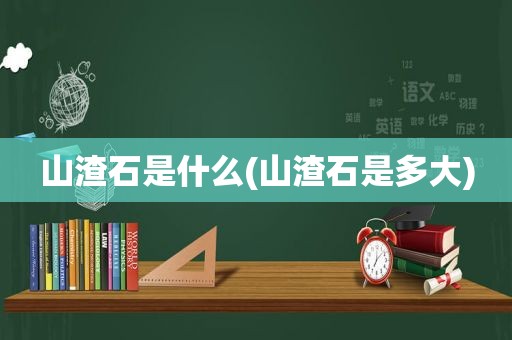 山渣石是什么(山渣石是多大)