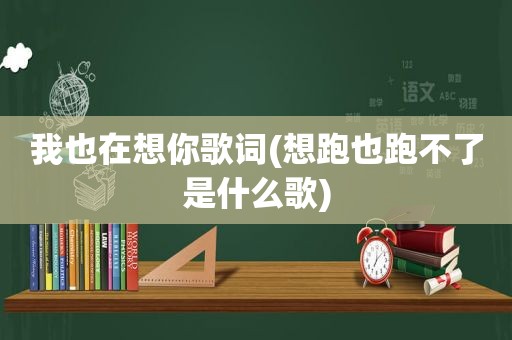 我也在想你歌词(想跑也跑不了是什么歌)