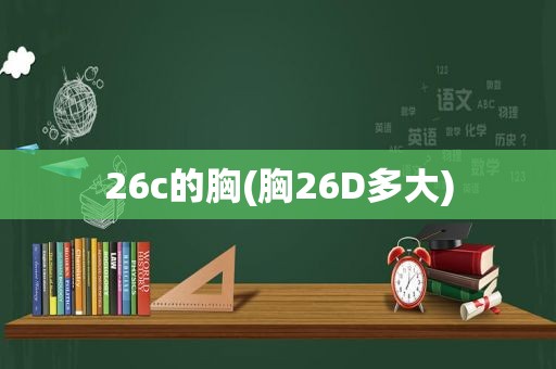 26c的胸(胸26D多大)