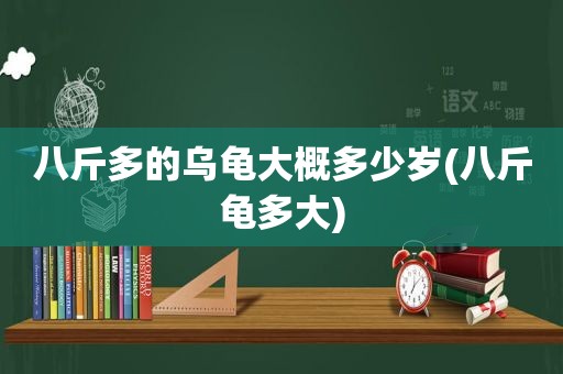 八斤多的乌龟大概多少岁(八斤龟多大)