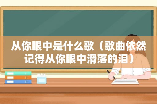 从你眼中是什么歌（歌曲依然记得从你眼中滑落的泪）