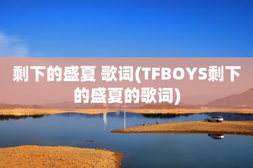 剩下的盛夏 歌词(TFBOYS剩下的盛夏的歌词)