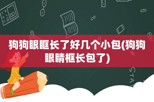 狗狗眼眶长了好几个小包(狗狗眼睛框长包了)