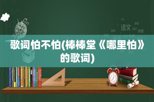 歌词怕不怕(棒棒堂《哪里怕》的歌词)