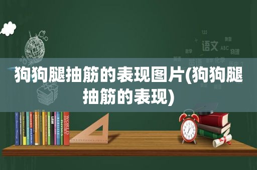 狗狗腿抽筋的表现图片(狗狗腿抽筋的表现)