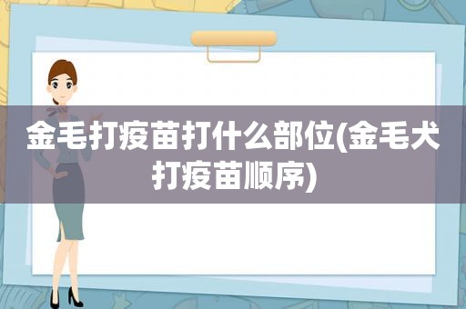 金毛打疫苗打什么部位(金毛犬打疫苗顺序)