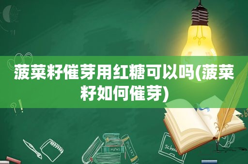  *** 籽催芽用红糖可以吗( *** 籽如何催芽)