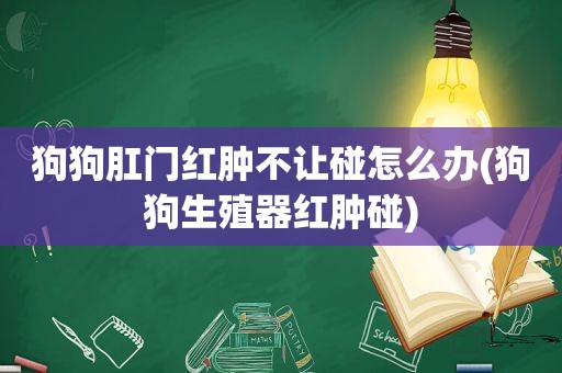 狗狗 *** 红肿不让碰怎么办(狗狗生殖器红肿碰)