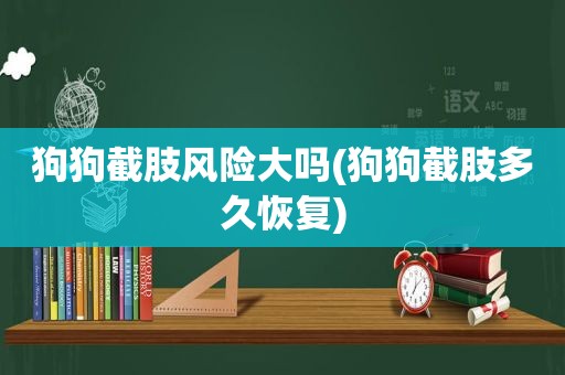 狗狗截肢风险大吗(狗狗截肢多久恢复)