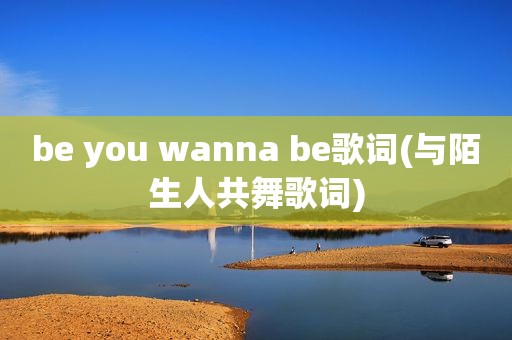 be you wanna be歌词(与陌生人共舞歌词)