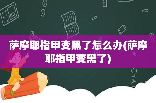 萨摩耶指甲变黑了怎么办(萨摩耶指甲变黑了)