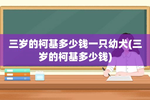 三岁的柯基多少钱一只幼犬(三岁的柯基多少钱)