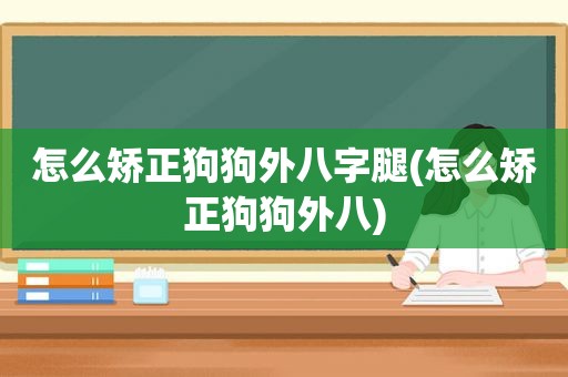 怎么矫正狗狗外八字腿(怎么矫正狗狗外八)