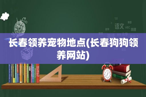 长春领养宠物地点(长春狗狗领养网站)