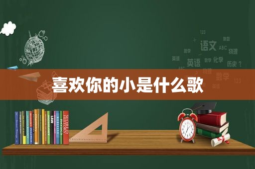 喜欢你的小是什么歌