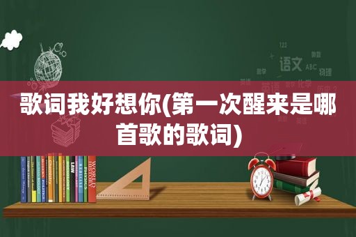 歌词我好想你(第一次醒来是哪首歌的歌词)