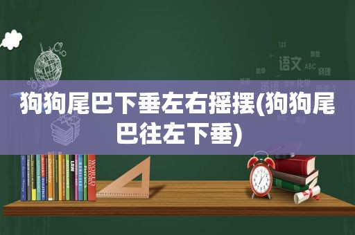 狗狗尾巴下垂左右摇摆(狗狗尾巴往左下垂)  第1张