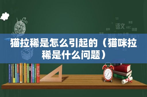 猫拉稀是怎么引起的（猫咪拉稀是什么问题）