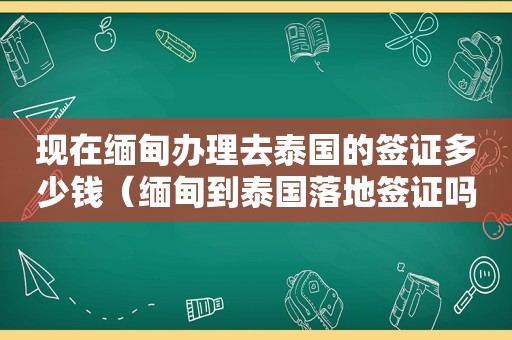 现在 *** 办理去泰国的签证多少钱（ *** 到泰国落地签证吗）