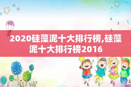 2020硅藻泥十大排行榜,硅藻泥十大排行榜2016