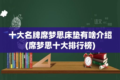 十大名牌席梦思床垫有啥介绍(席梦思十大排行榜)