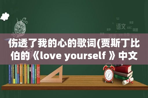 伤透了我的心的歌词(贾斯丁比伯的《love yourself 》中文歌词)