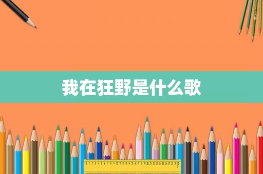 我在狂野是什么歌