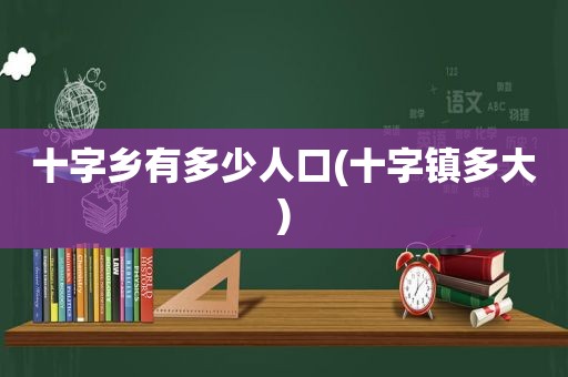 十字乡有多少人口(十字镇多大)