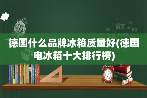 德国什么品牌冰箱质量好(德国电冰箱十大排行榜)