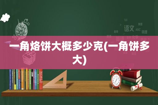 一角烙饼大概多少克(一角饼多大)