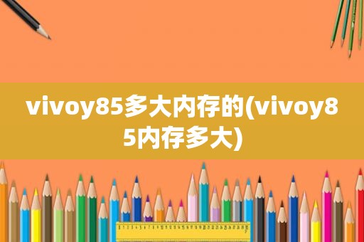 vivoy85多大内存的(vivoy85内存多大)