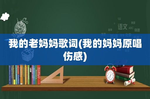 我的老妈妈歌词(我的妈妈原唱伤感)