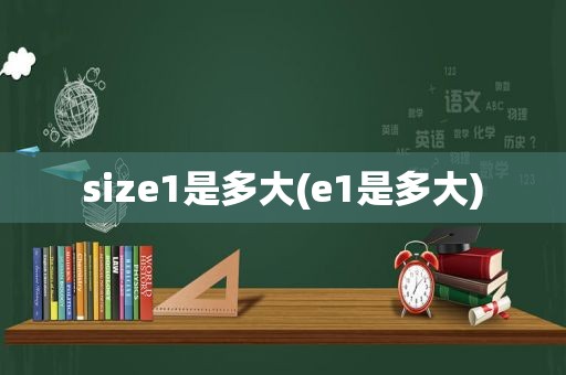 size1是多大(e1是多大)