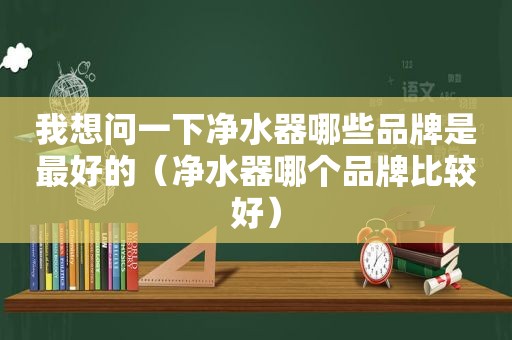 我想问一下净水器哪些品牌是最好的（净水器哪个品牌比较好）