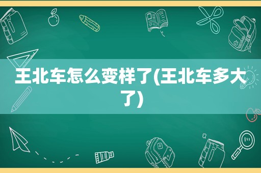 王北车怎么变样了(王北车多大了)