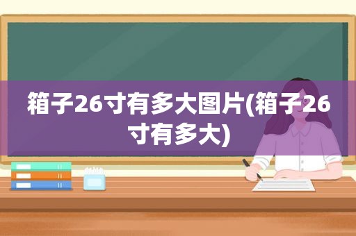 箱子26寸有多大图片(箱子26寸有多大)