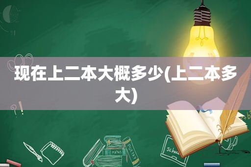 现在上二本大概多少(上二本多大)