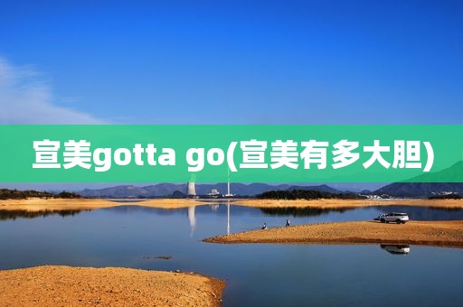 宣美gotta go(宣美有多大胆)