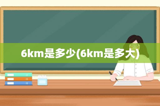 6km是多少(6km是多大)