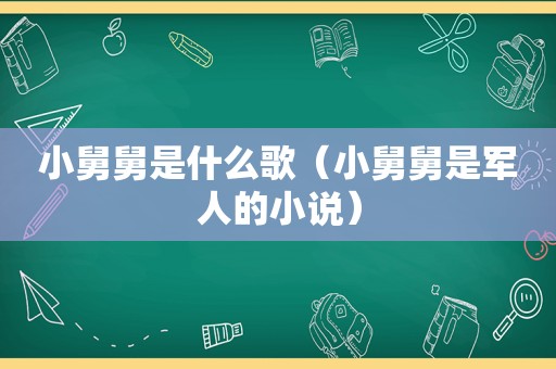 小舅舅是什么歌（小舅舅是军人的小说）