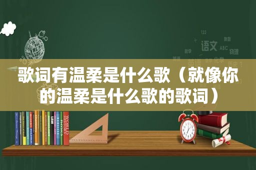 歌词有温柔是什么歌（就像你的温柔是什么歌的歌词）