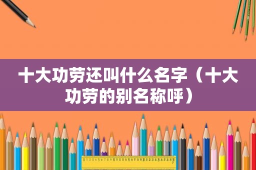 十大功劳还叫什么名字（十大功劳的别名称呼）