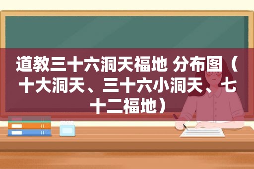 道教三十六洞天福地 分布图（十大洞天、三十六小洞天、七十二福地）