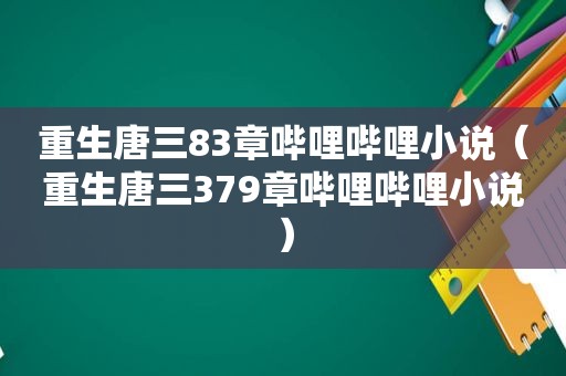 重生唐三83章哔哩哔哩小说（重生唐三379章哔哩哔哩小说）