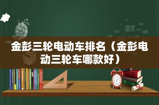 金彭三轮电动车排名（金彭电动三轮车哪款好）