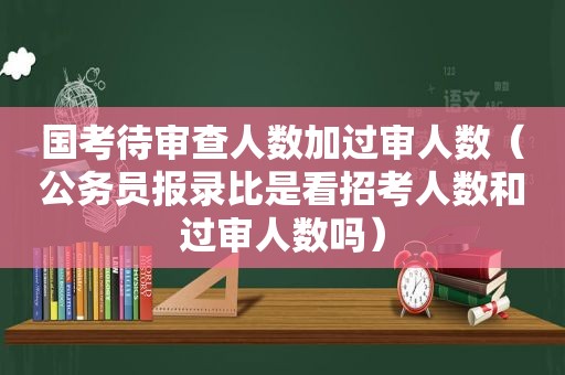 国考待审查人数加过审人数（公务员报录比是看招考人数和过审人数吗）