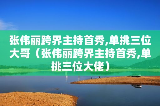 张伟丽跨界主持首秀,单挑三位大哥（张伟丽跨界主持首秀,单挑三位大佬）