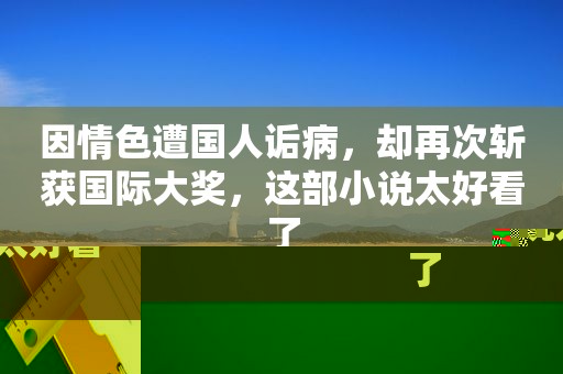 因 *** 遭国人诟病，却再次斩获国际大奖，这部小说太好看了