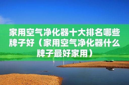 家用空气净化器十大排名哪些牌子好（家用空气净化器什么牌子最好家用）