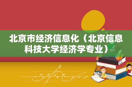 北京市经济信息化（北京信息科技大学经济学专业）